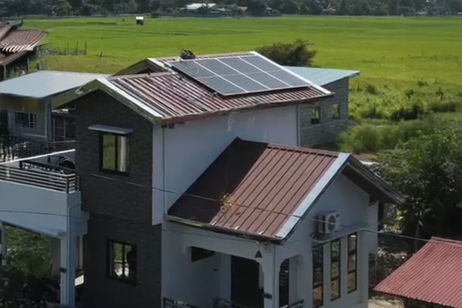 8 kW residential solar installation in San Antonio, Nueva Ecija