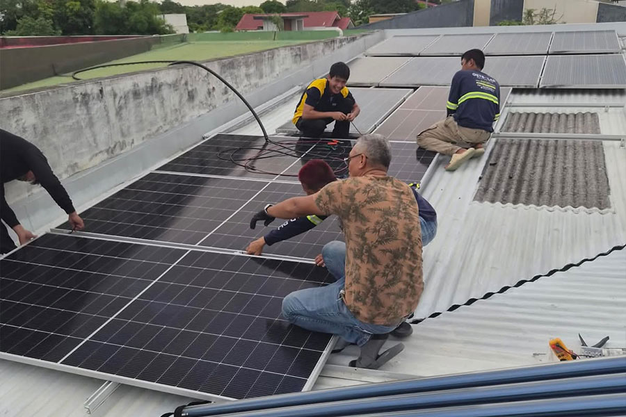 5 kW residential solar installation in Taguig City
