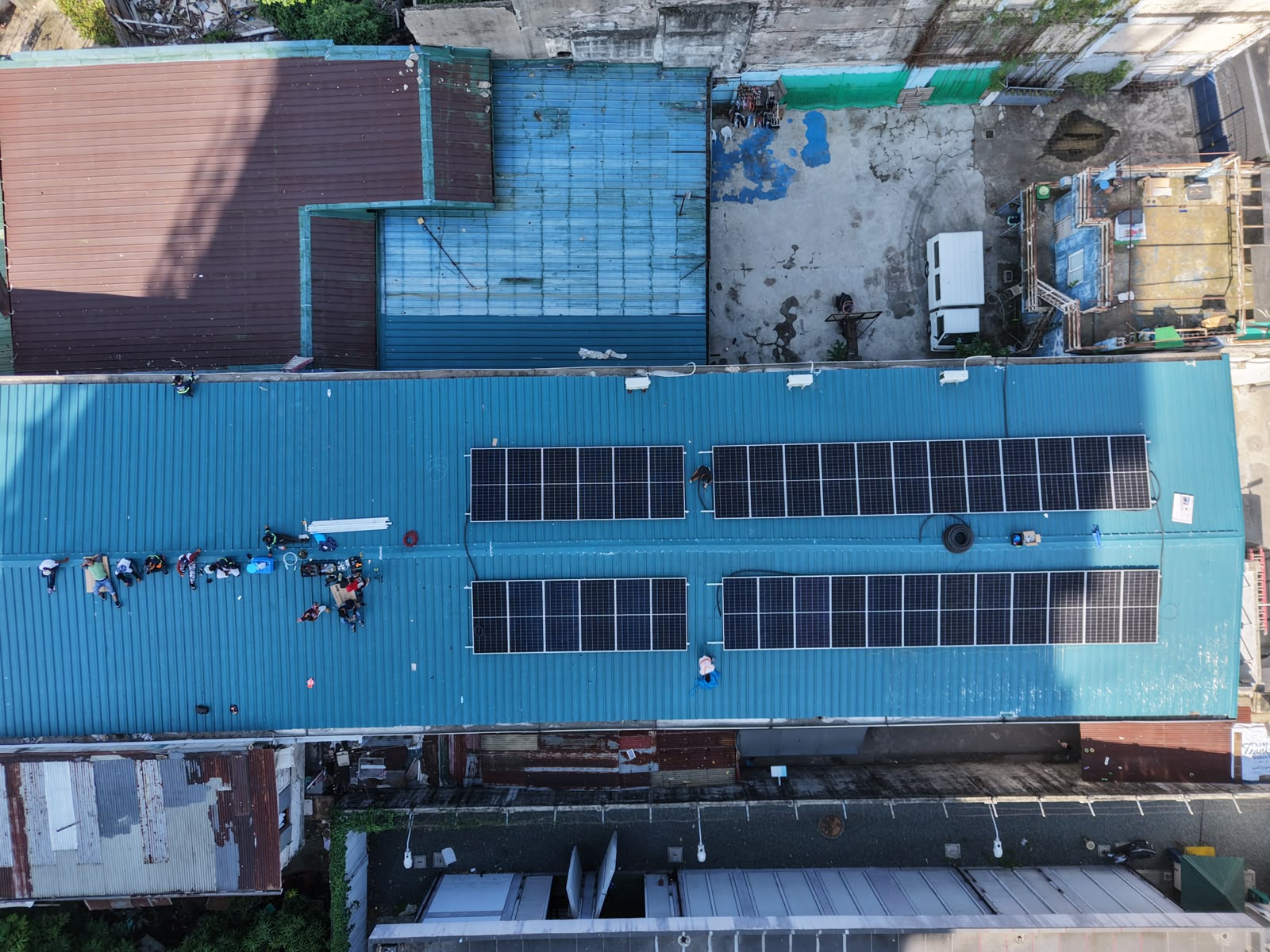 20 kW commercial solar installation on Aurora Boulevard, Cubao, Quezon City