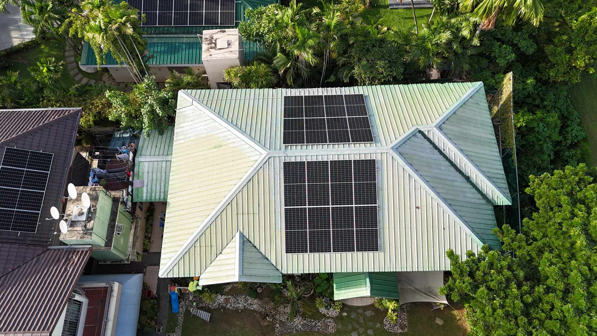 Rooftop solar installation